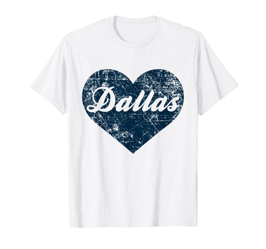 Dallas Heart Texas Gift T-Shirt