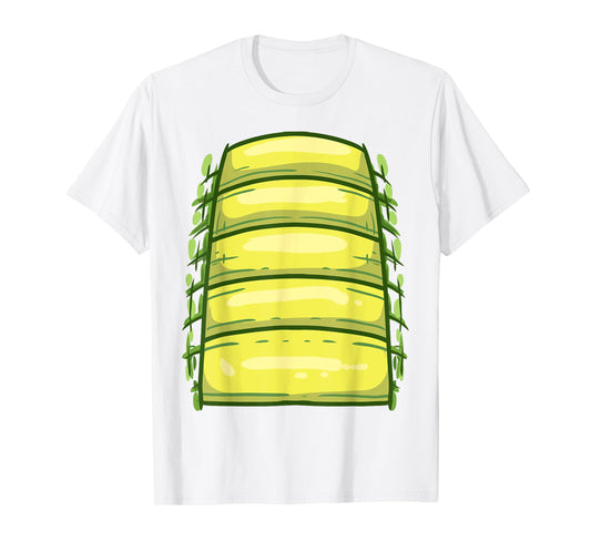 Halloween Shirt Kids FRONT Alligator Belly Crocodile Costume T-Shirt