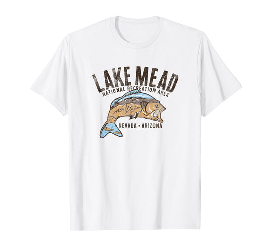 Lake Mead National Recreation Area Retro Fish T-Shirt