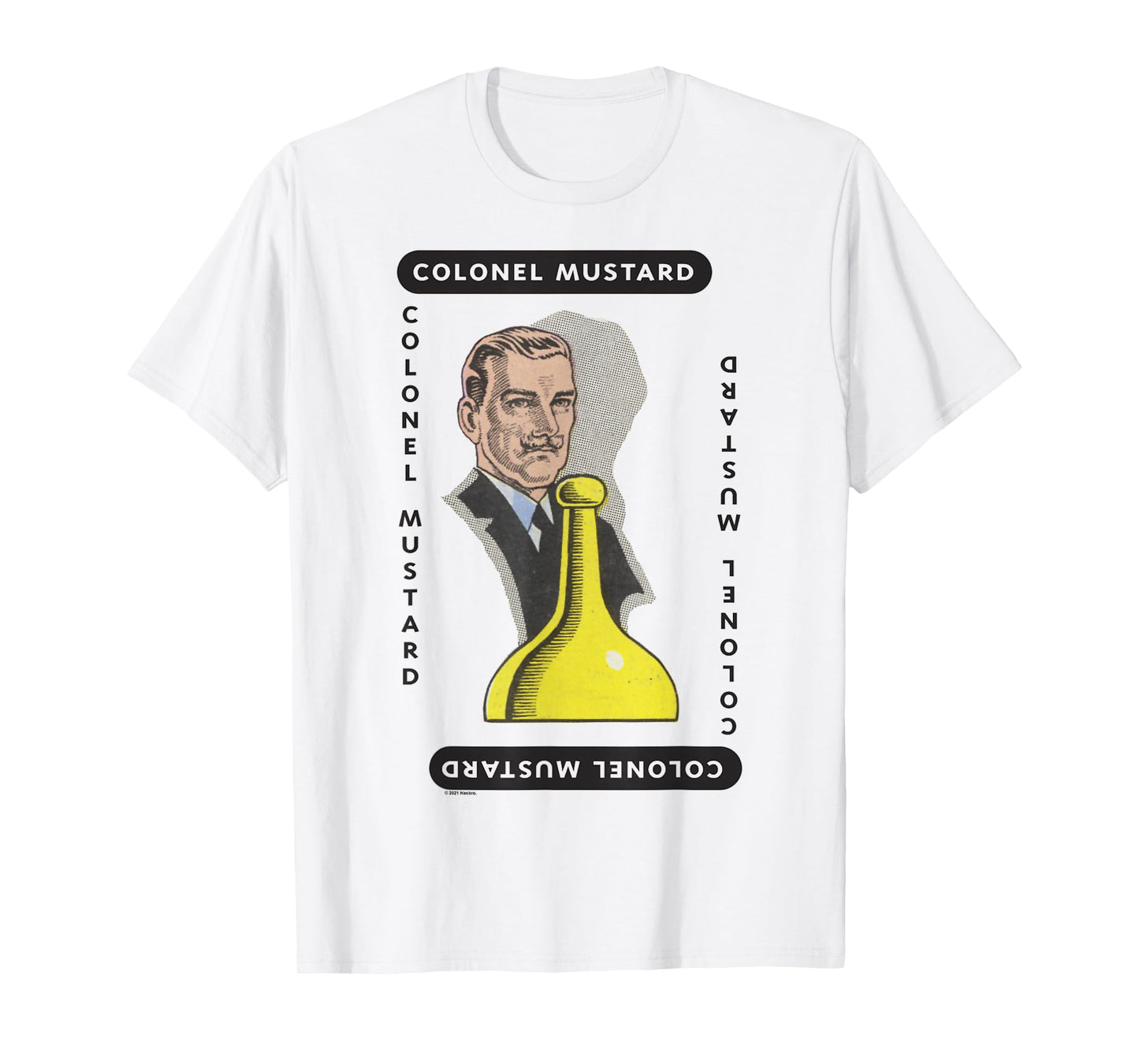 Clue Colonel Mustard Playing Card Halloween Costume T-Shirt