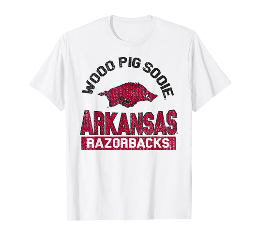Arkansas Razorbacks Vintage Wooo Pig Sooie T-Shirt