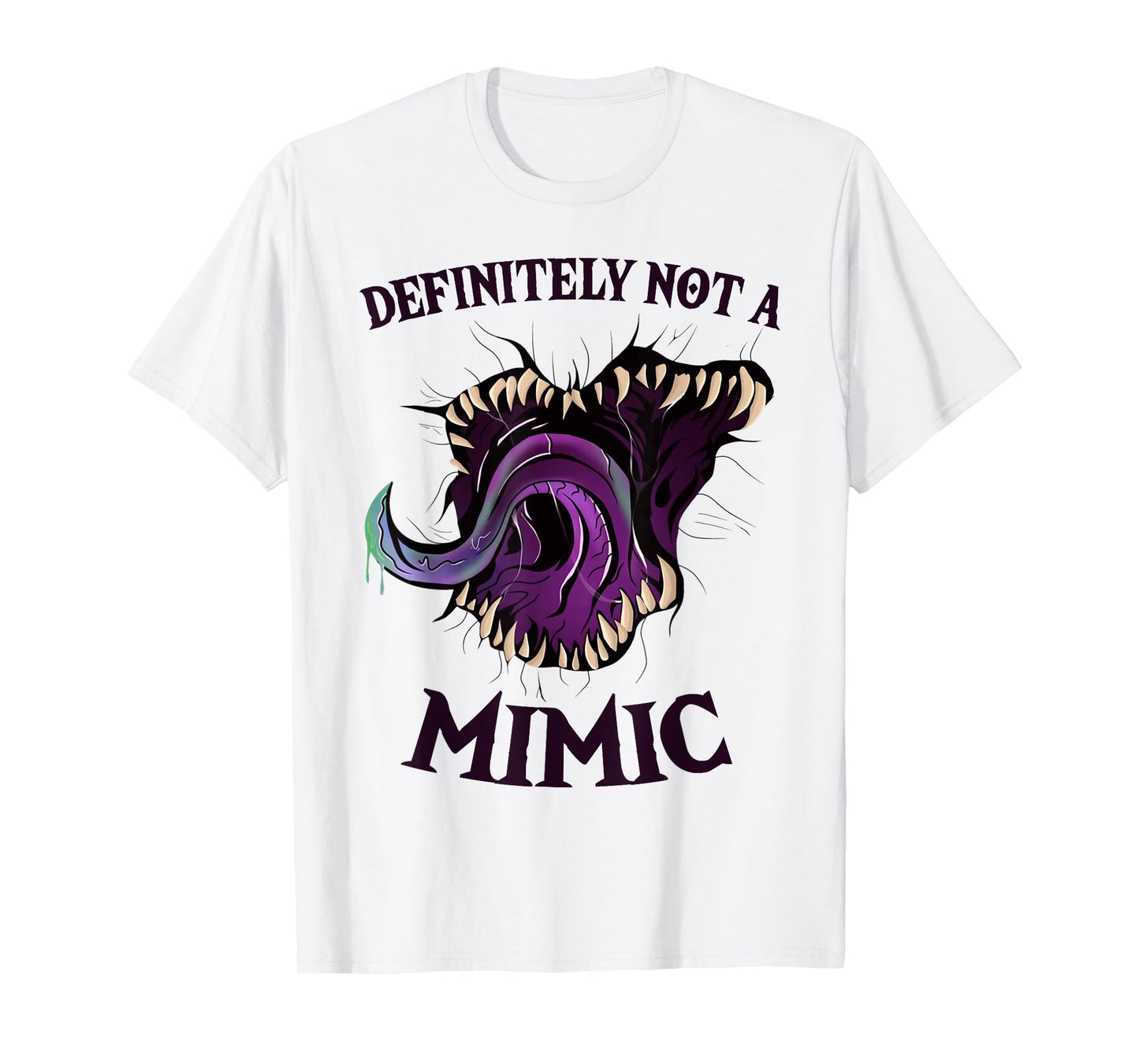 Roleplaying Dice Gamer Definitely Not A Mimic T-Shirt