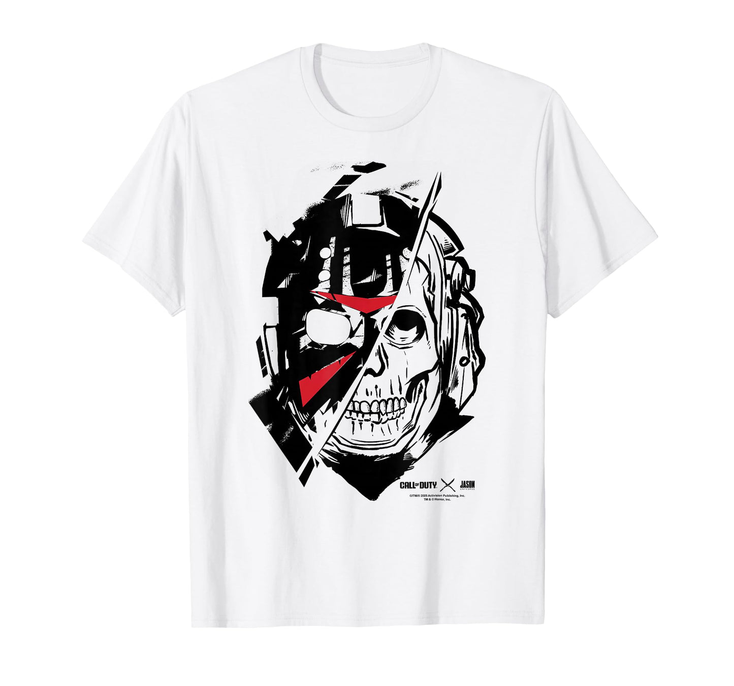 Jason Universe x Call of Duty Crossover Military Helmet T-Shirt