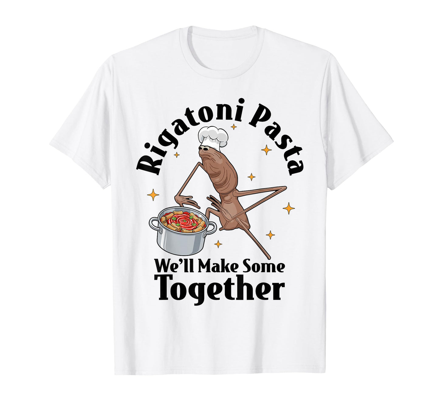 Marcus The Worm Rigatoni Pasta Funny Meme T-Shirt