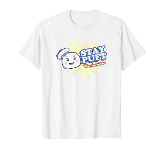 Ghostbusters Vintage Marshmallow Man Poster T-Shirt