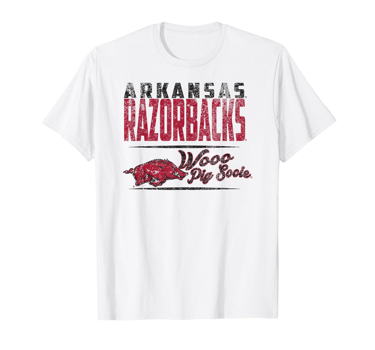 Arkansas Razorbacks Vintage Brush Officially Licensed T-Shirt