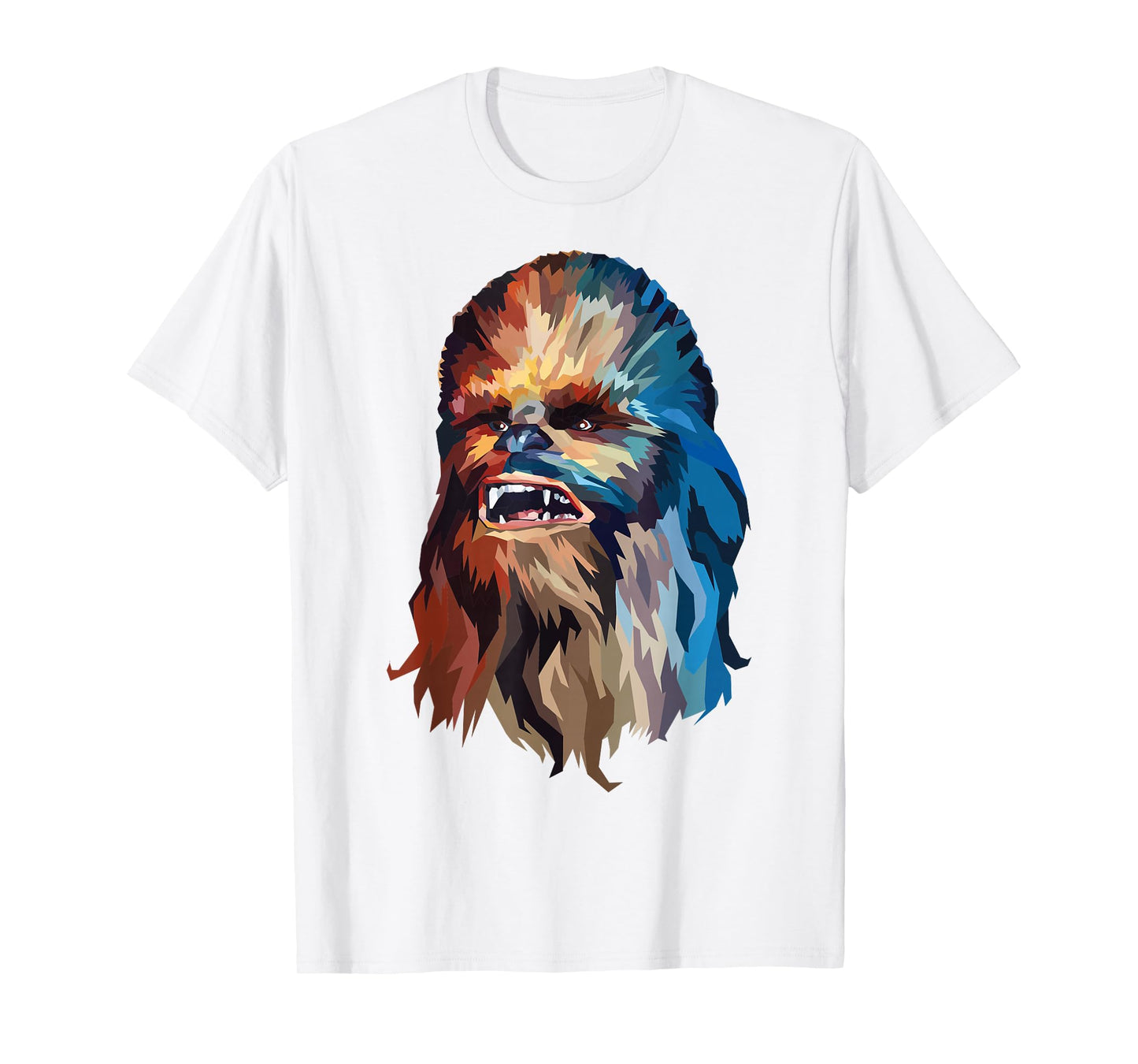 Star Wars Chewbacca Awesome Geometric Style Chewie Portrait T-Shirt