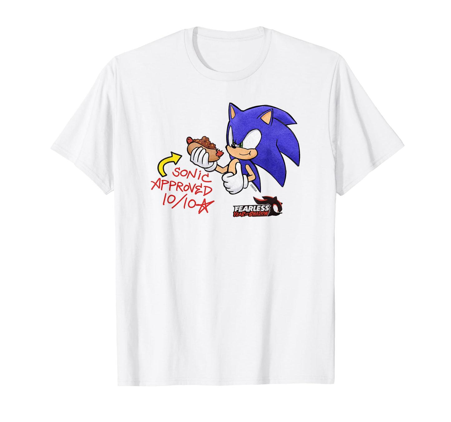 Sonic The Hedgehog, Fearless Year of Shadow - Sonic Approved T-Shirt