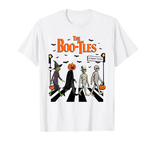 Boo-tles Halloween, Scary Road Spooky, Trick Or Treat Party T-Shirt