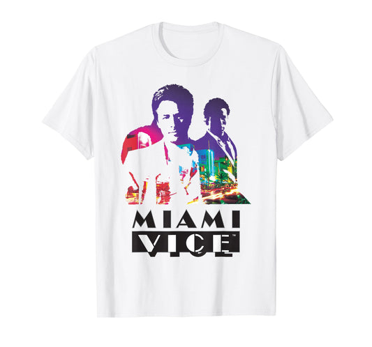 Miami Vice Classic Colorful T-Shirt T-Shirt