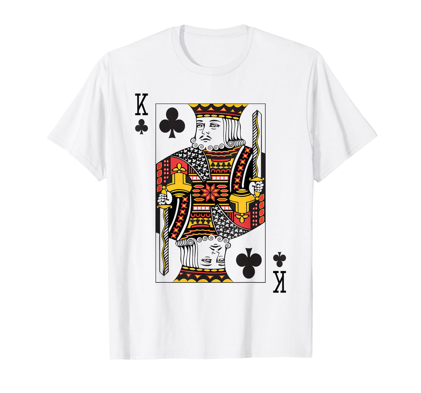 King of Clubs | Royal Flush Group Costume Playing Card T-Shirt