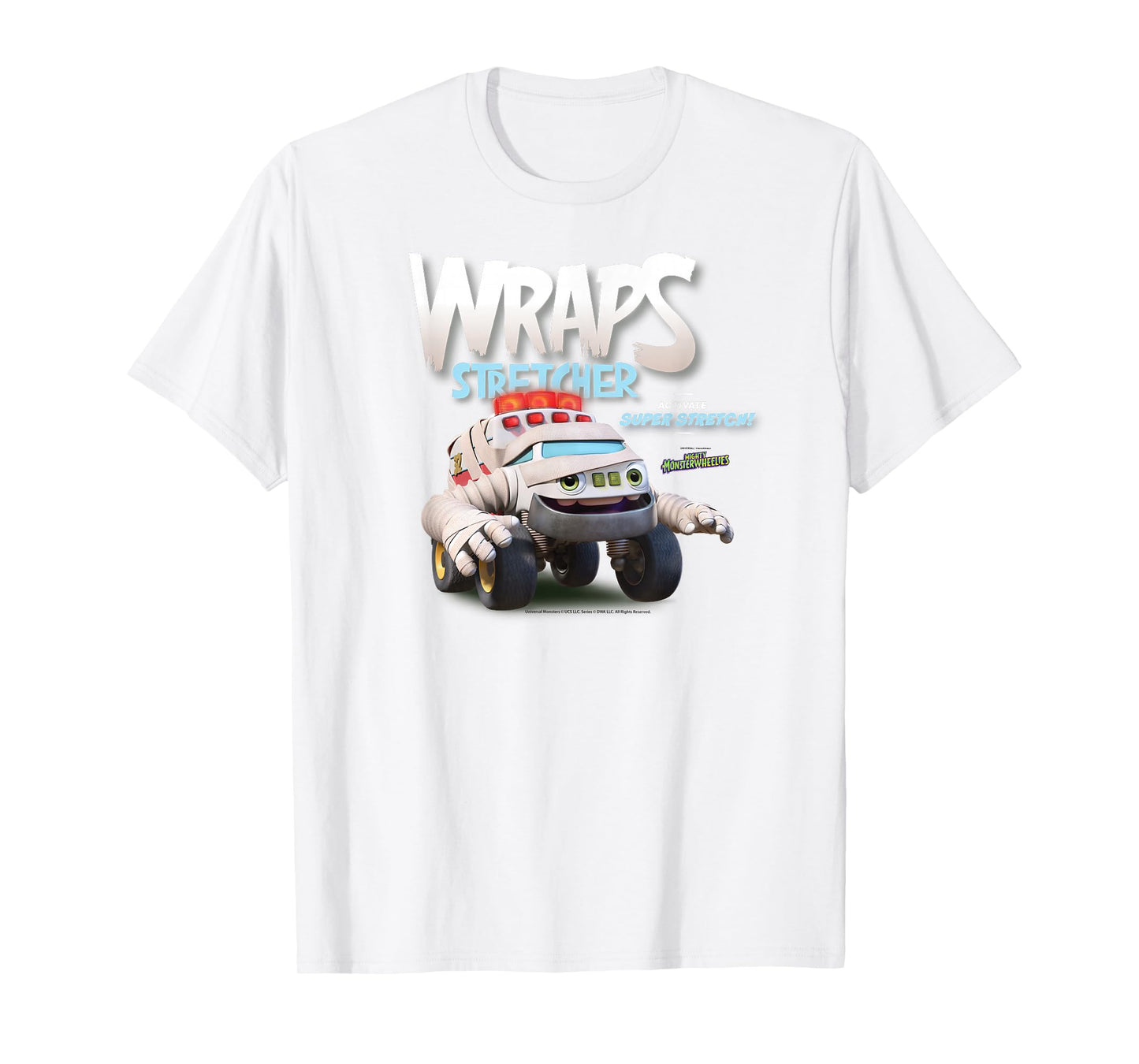 DreamWorks Mighty MonsterWheelies Wraps Stretcher T-Shirt