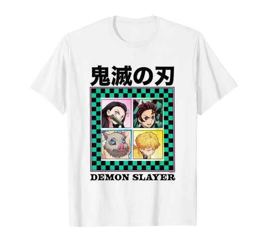 Demon Slayer: Kimetsu no Yaiba Tanjiro Nezuko Zenitsu Faces T-Shirt