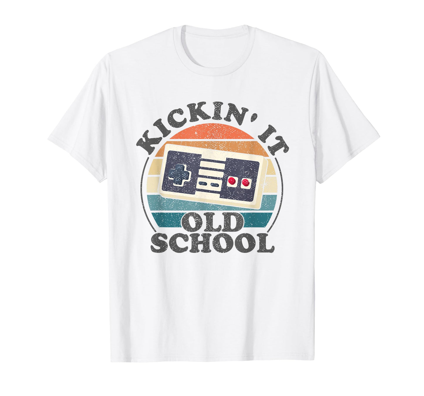 Kickin It Old School Retro 80s Video Game Gaming Gamer Gift T-Shirt