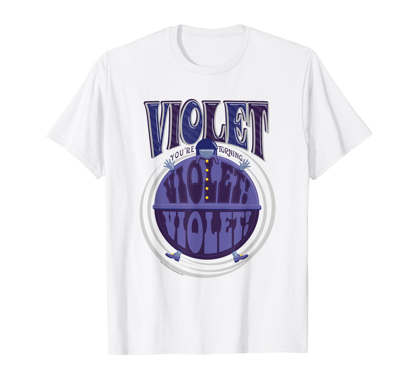 Willy Wonka & the Chocolate Factory Violet Logo T-Shirt
