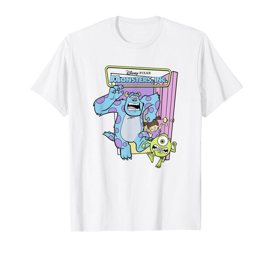 Disney Pixar Monsters, Inc. Sulley Mike Boo Best Trio Logo T-Shirt