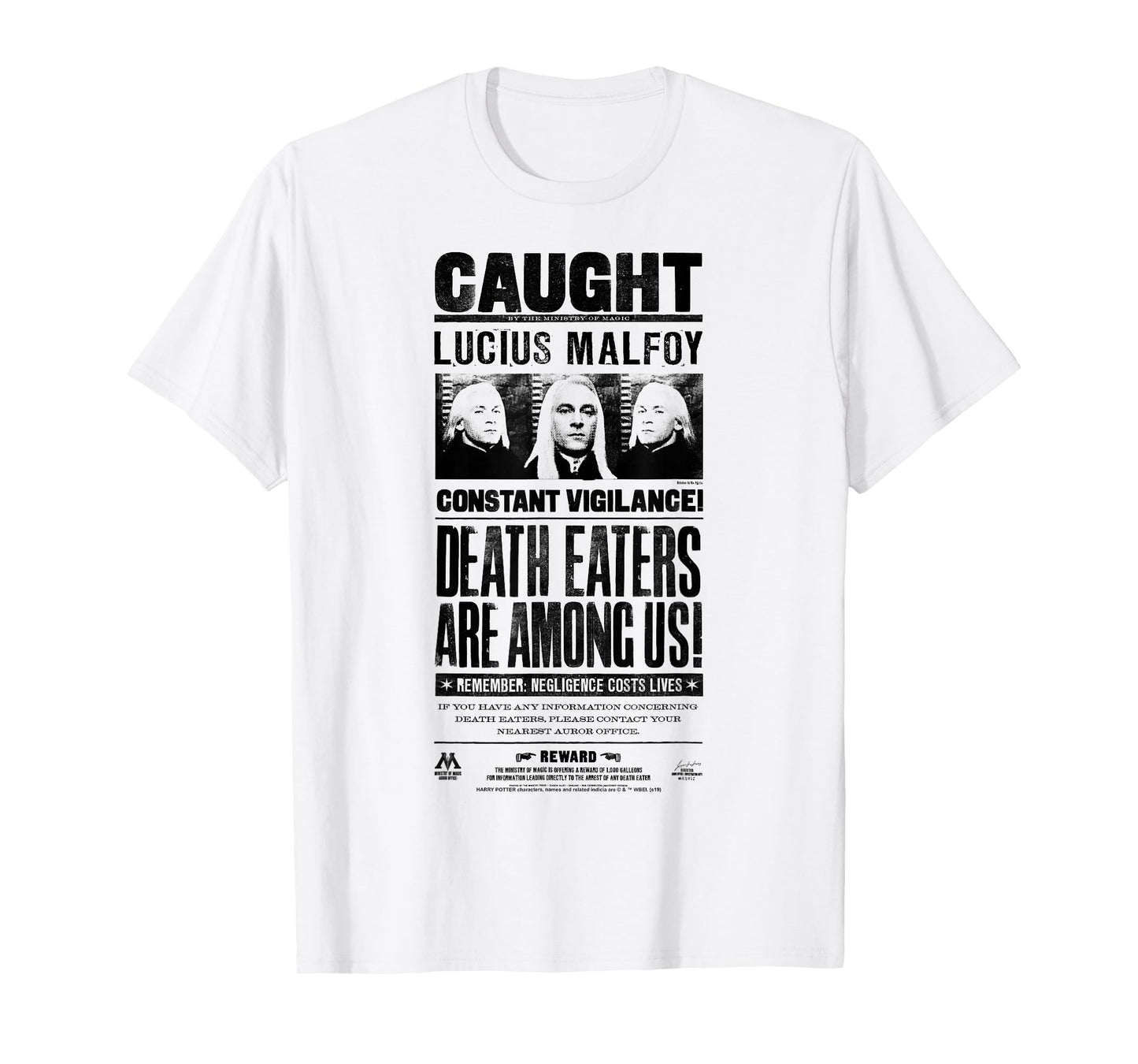 Harry Potter Lucius Malfoy Caught Poster T-Shirt