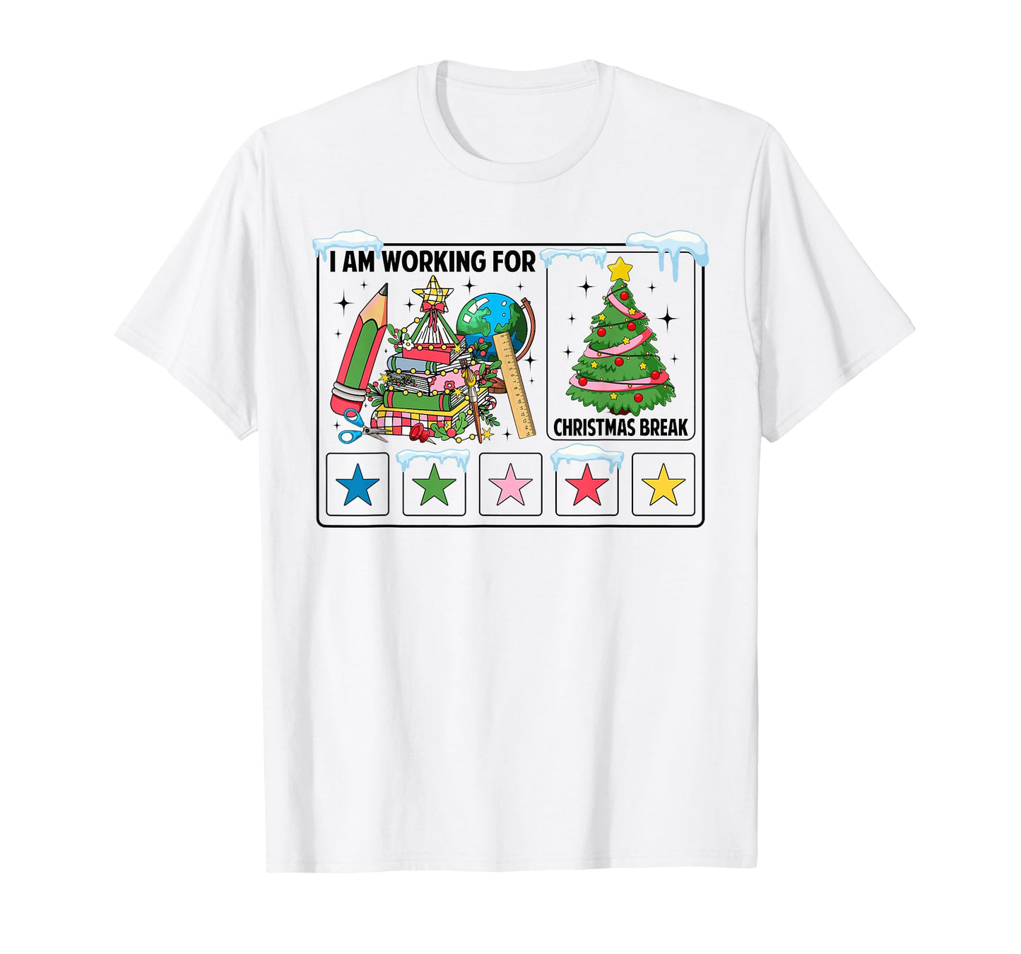I Am Working for Christmas Break Special Education Teacher T-Shirt