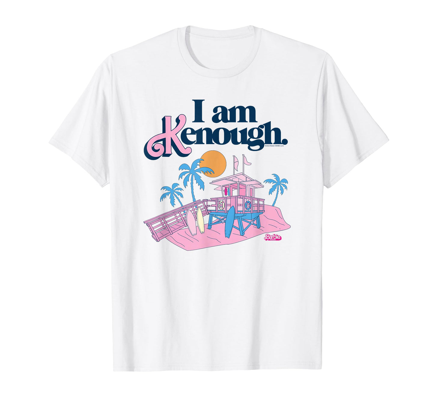 Barbie The Movie - I Am Kenough Lifeguard Stand T-Shirt