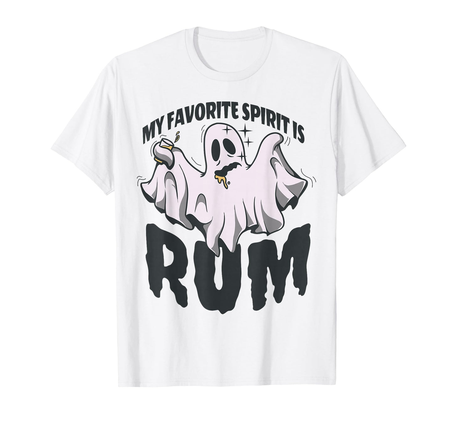 My Favorite Spirit Is Rum Funny Halloween T-Shirt