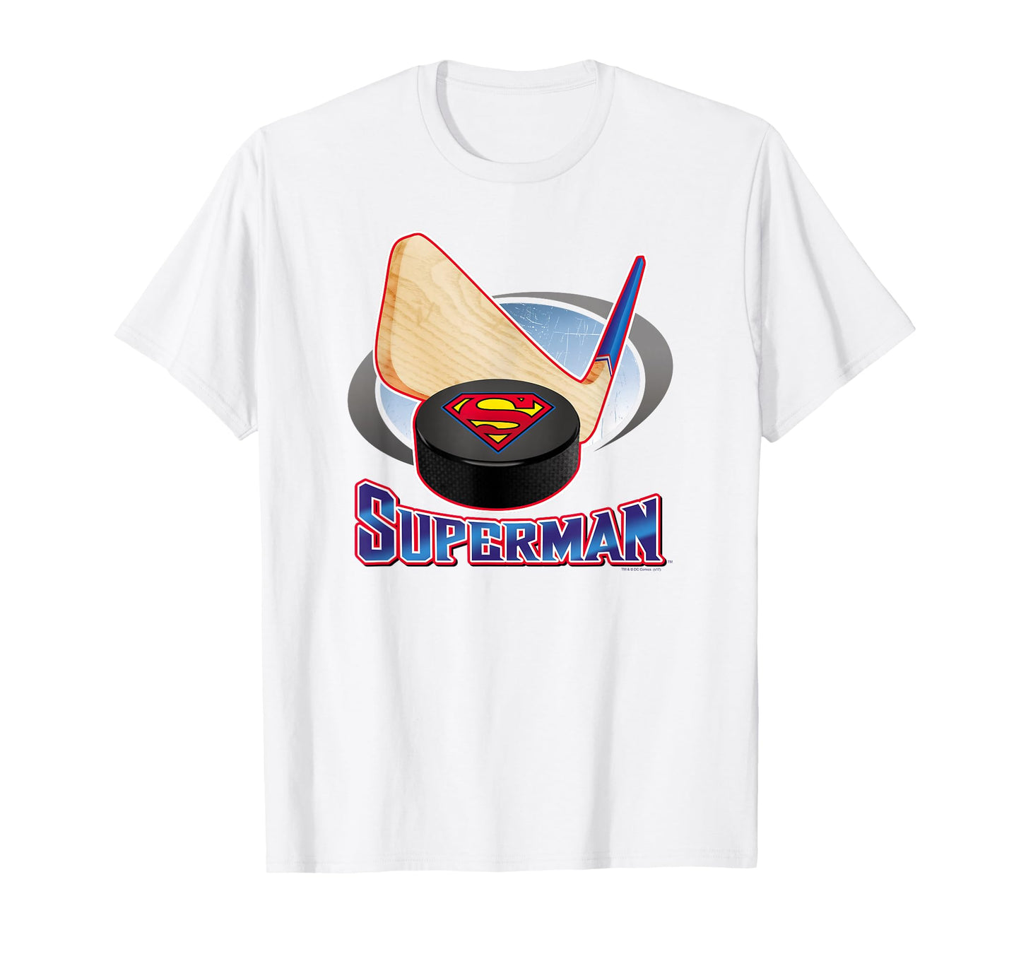 Superman Hockey Stick T-Shirt