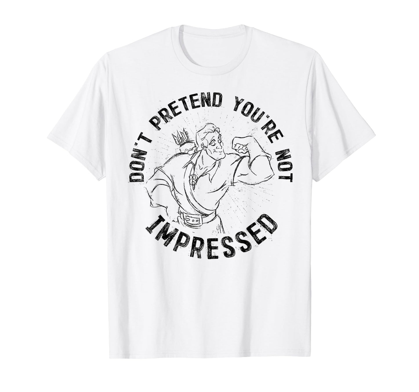 Disney Beauty And The Beast Gaston Muscles Graphic T-Shirt T-Shirt