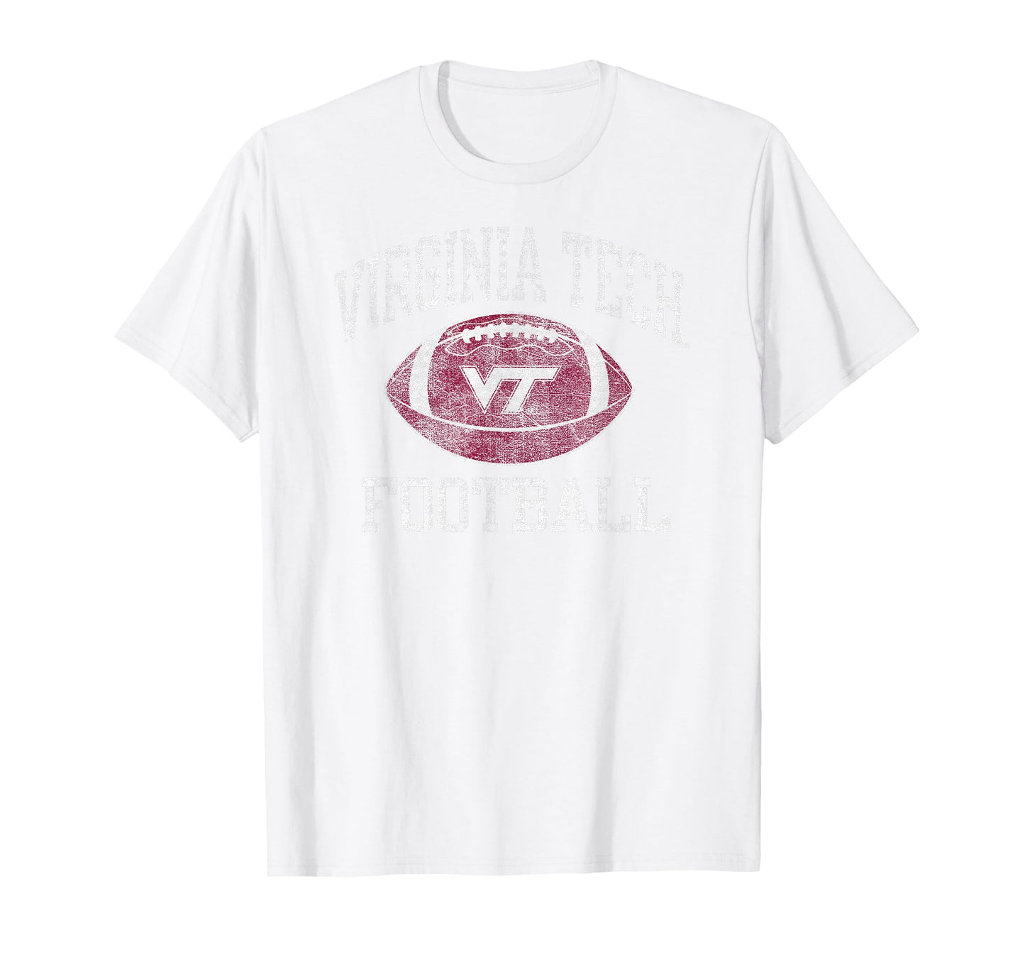 Virginia Tech Hokies Football Intensity Vintage Orange T-Shirt