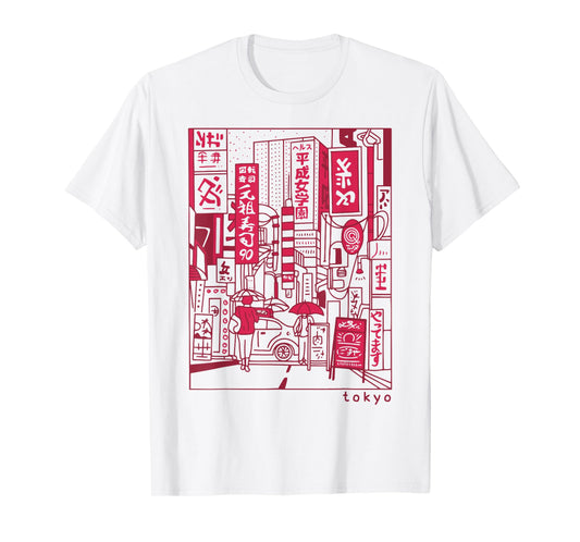 Japanese Streetwear Retro Vibes Aesthetic Tokyo Fashion T-Shirt