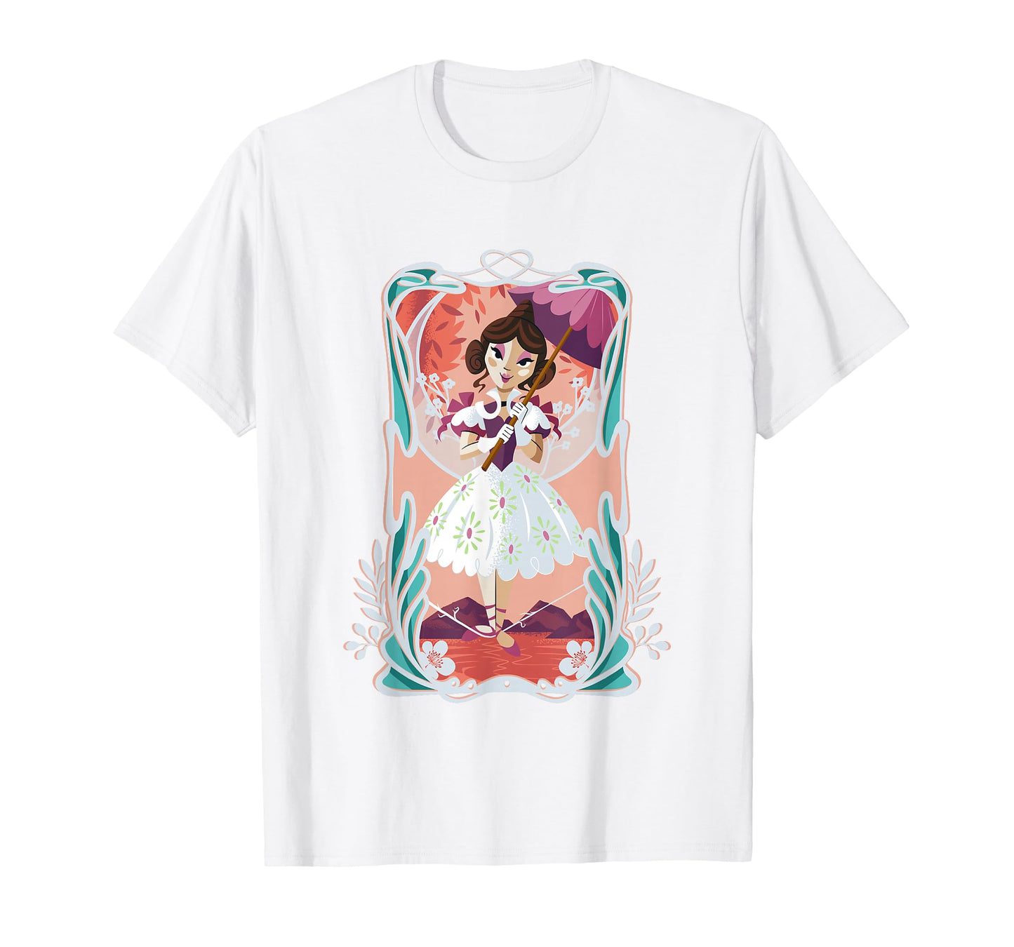 The Haunted Mansion Cute Sally Slater Tightrope Walker Frame T-Shirt