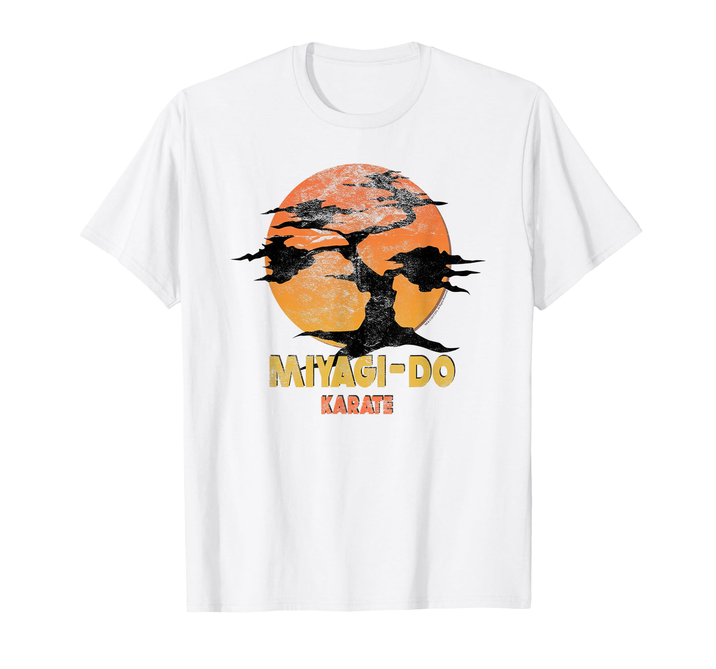 The Karate Kid Miyagi-Do Sunset Tree Logo Movie T-Shirt