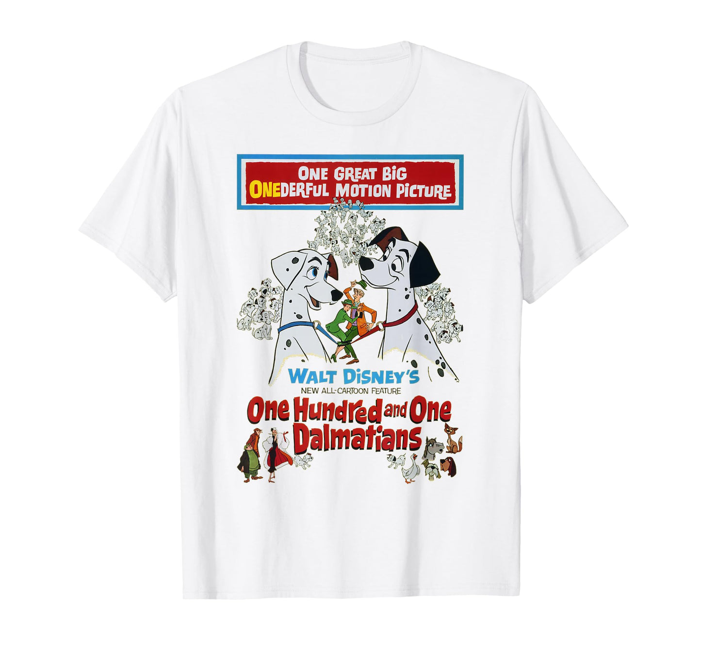 Disney 101 Dalmatians Classic Poster T-Shirt