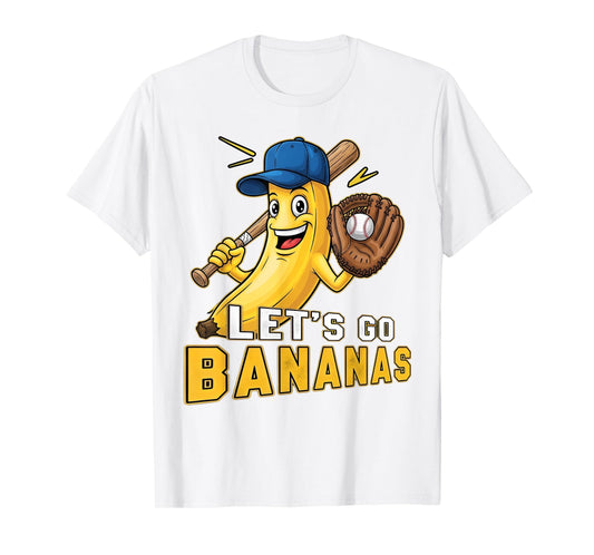 Funny Boys Banana T-Shirts Gifts Merch Shirt Lets Go Bananas T-Shirt
