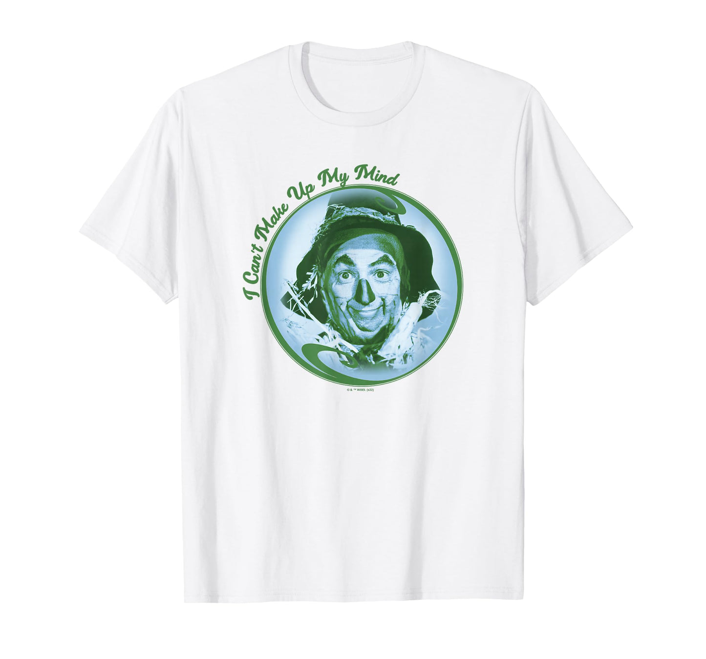 The Wizard of Oz Scarecrow I Can't Make Up My Mind Portrait T-Shirt