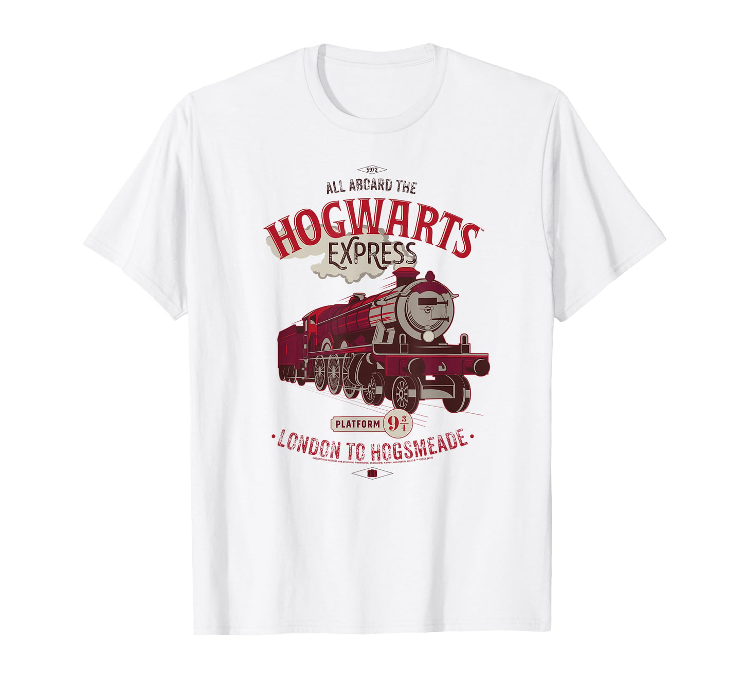 Harry Potter Hogwarts Express London to Hogsmeade T-Shirt