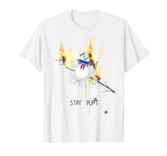 Ghostbusters Stay Puft Roasted Marshmallow Funny Retro Movie T-Shirt
