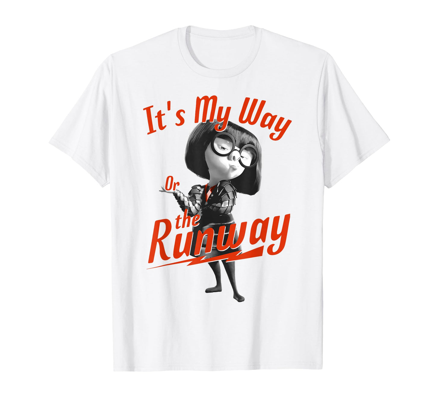Disney Pixar Incredibles 2 Edna Runway Graphic T-Shirt T-Shirt
