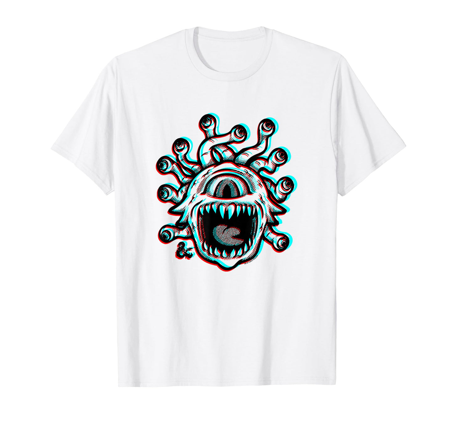 Dungeons & Dragons 50th Anniversary 3D Outline Beholder T-Shirt