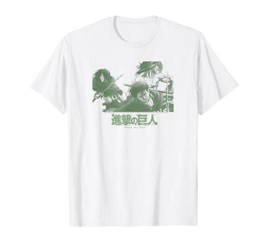 Attack on Titan Season 2 Sage Silhouette Show Scene Anime T-Shirt