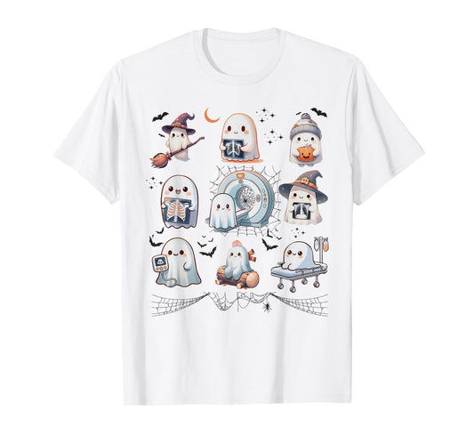 Halloween Radiology Crew X-Ray Tech Ghosts Rad Tech MRI T-Shirt