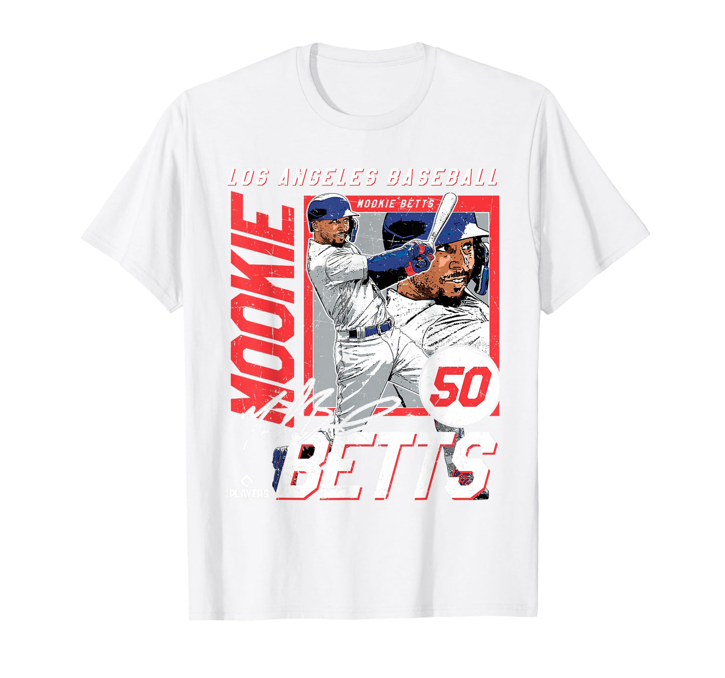 Mookie Betts | Los Angeles MLB Baseball Players| MLBMKB201M T-Shirt