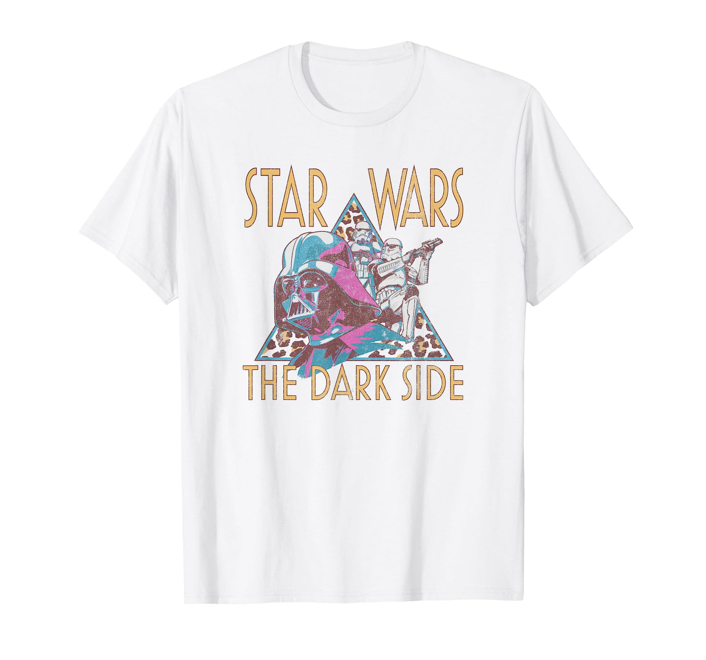 Star Wars Darth Vader The Dark Side Leopard Print Box Up T-Shirt