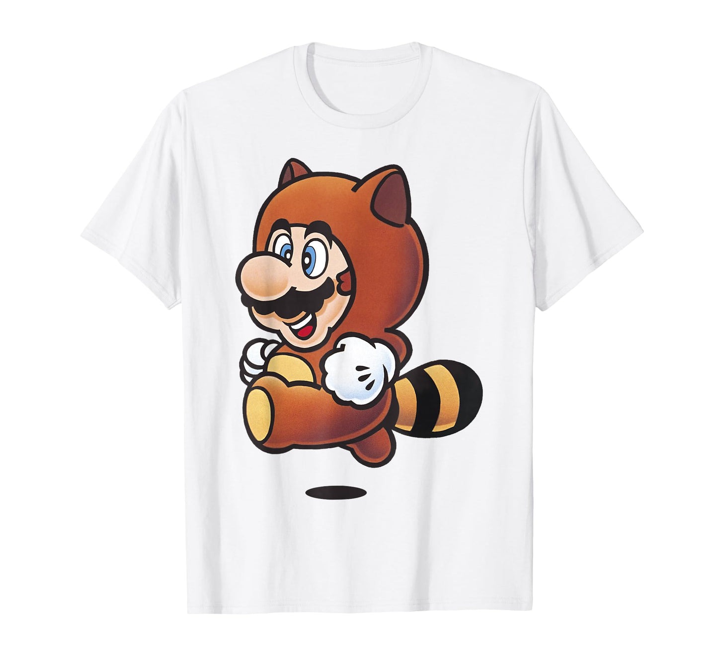 Nintendo Super Mario Tanooki Suit Jump Graphic T-Shirt T-Shirt