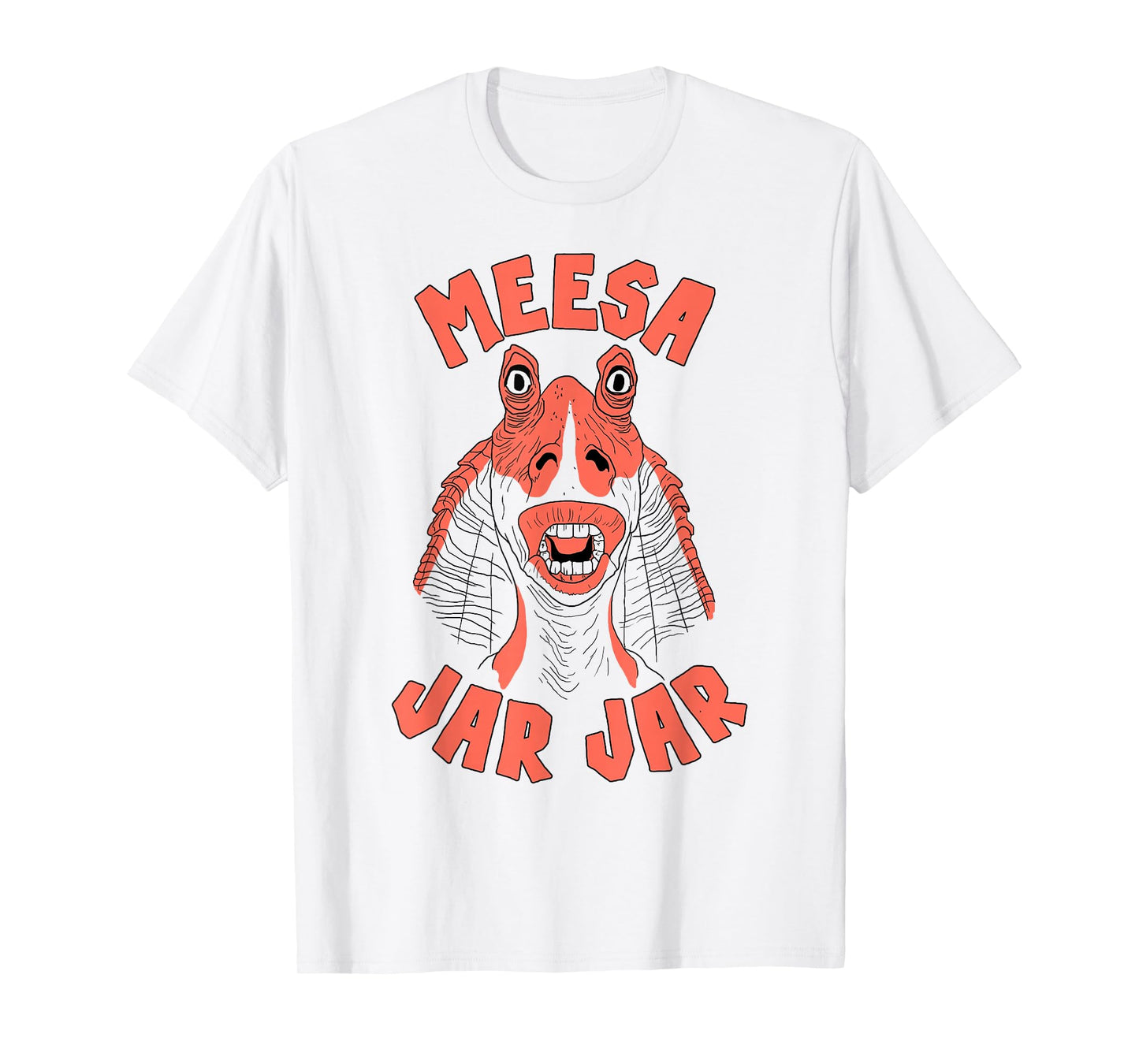 Star Wars Jar Jar Binks Meesa Jar Jar Portrait T-Shirt
