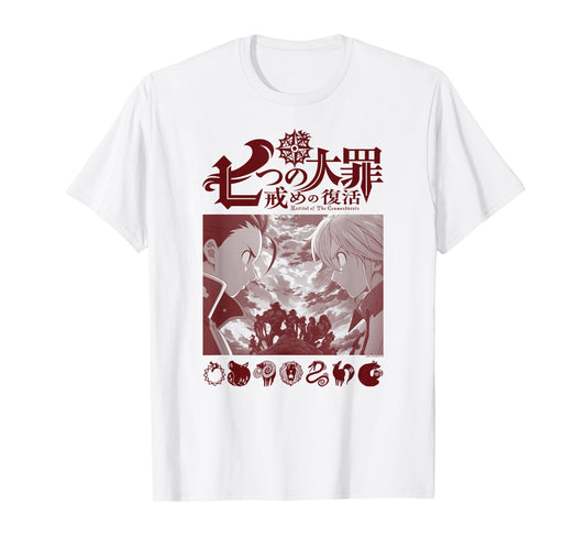 The Seven Deadly Sins Revival of The Commandments Anime T-Shirt