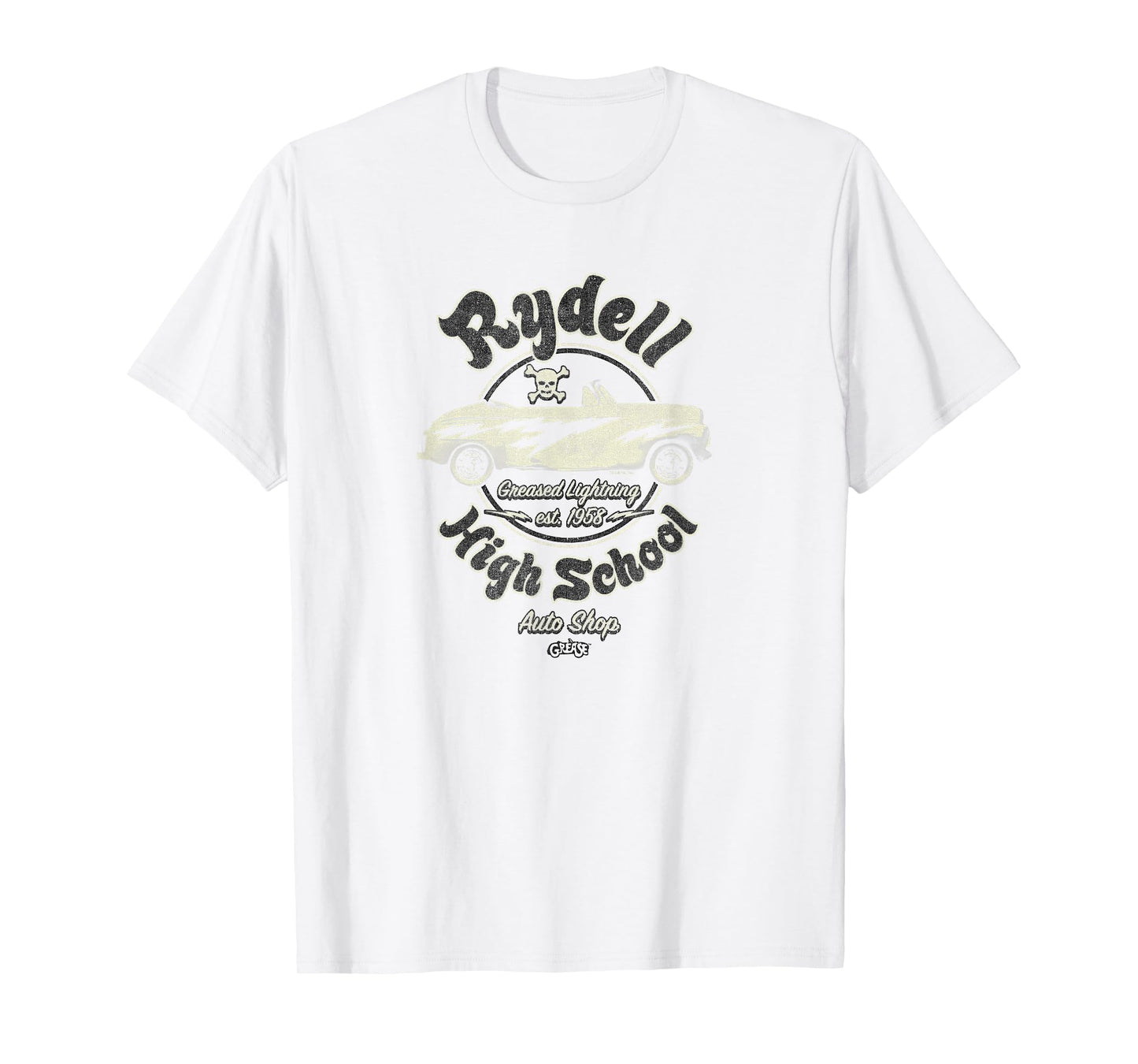 Grease - Rydell High School Auto Shop Greased Lightning T-Shirt
