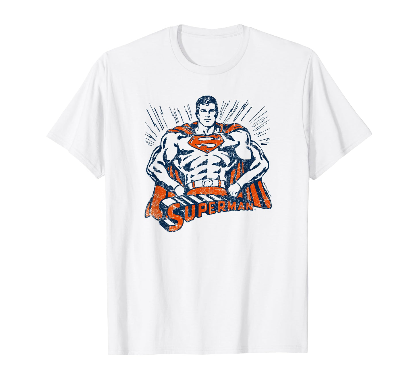 Superman Vintage Stance T Shirt T-Shirt