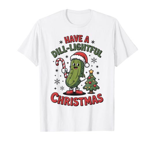 Christmas Pickle Dill Lightful T-Shirt