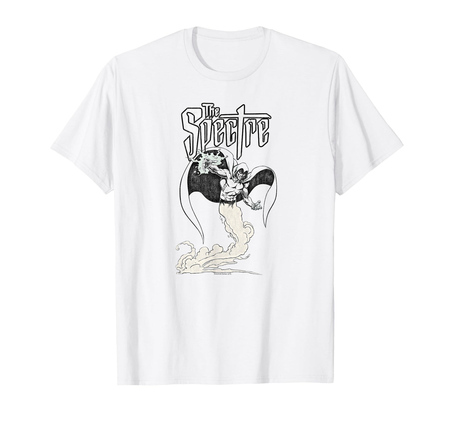 DC Comics Justice League The Spectre Unisex-Adults Green Crew Neck Short Sleeve Classic Fit T-Shirt, Small
