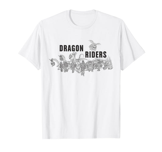 How to Train Your Dragon 3 Dragon Riders T-Shirt