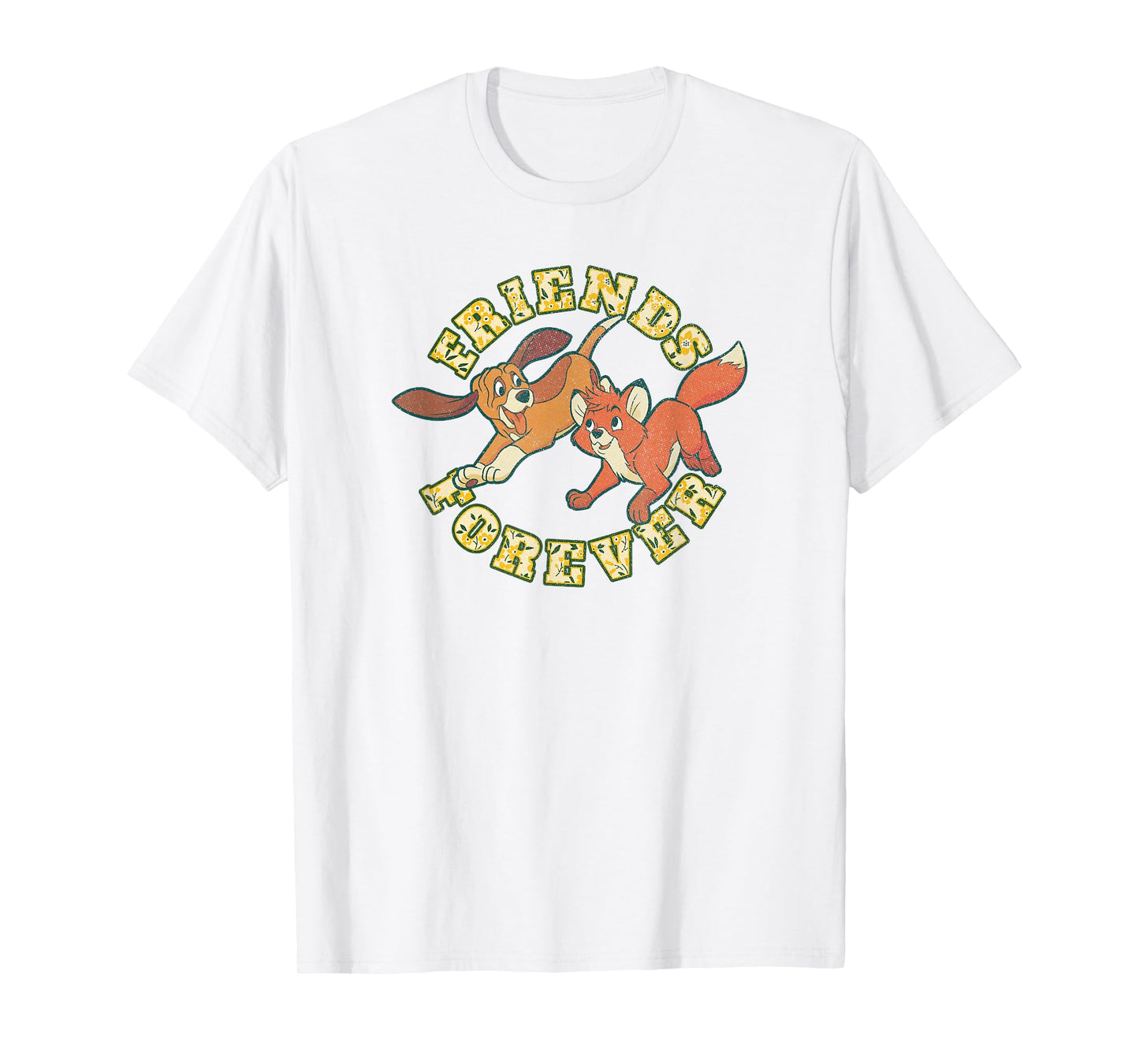 Disney The Fox and The Hound Tod and Copper Friends Forever T-Shirt